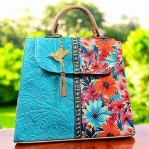 Handcrafted Artisan Backpack – "Mochila Artesanal" Blue (Multicolor) Premium Bag