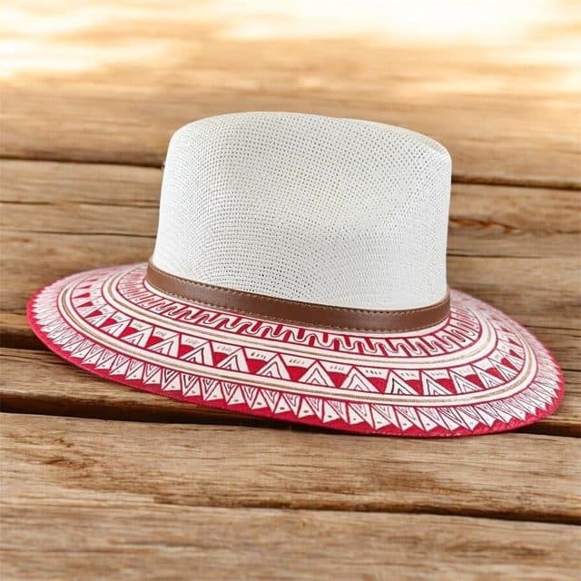 Custom Hand Painted Fedora Hat-Painted In Detail Unisex Size L - Image 2