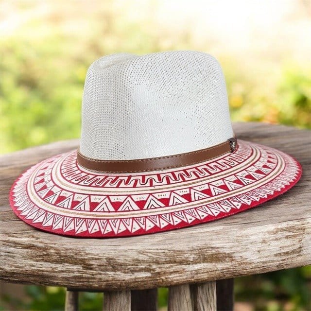Custom Hand Painted Fedora Hat-Painted In Detail Unisex Size L - Image 4