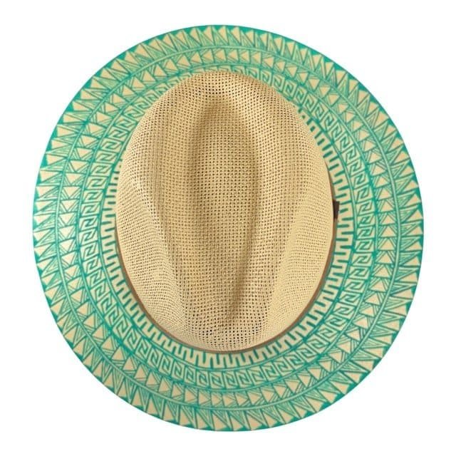 Custom Hand Painted Fedora Hat Painted In Detail Unisex Size XL - Image 6