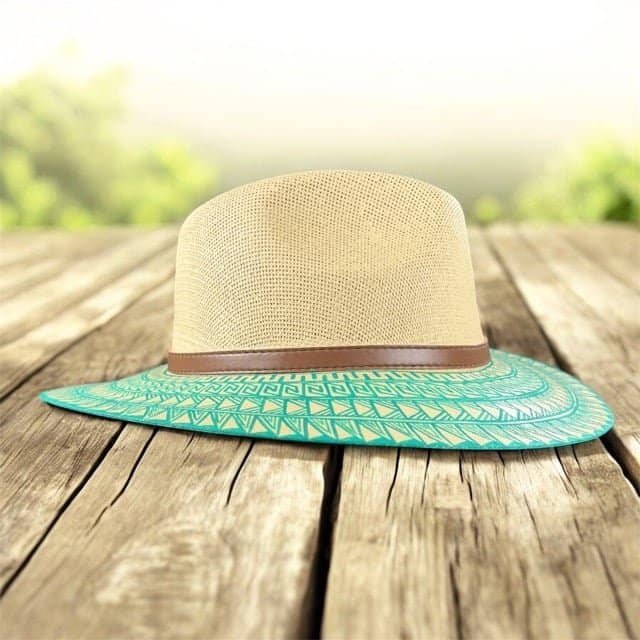 Custom Hand Painted Fedora Hat Painted In Detail Unisex Size XL - Image 7