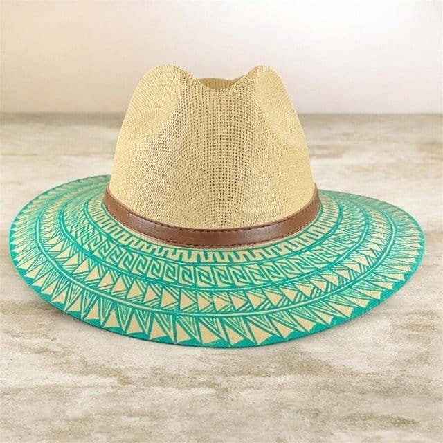 Custom Hand Painted Fedora Hat Painted In Detail Unisex Size XL - Image 2